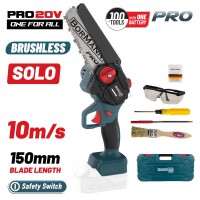 BORMANN Pro BBP3917C Κλαδευτικό Αλυσοπρίονο Μπαταρίας 20V, Brushless, Λάμα 15cm, 1kg (083559)