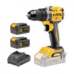 ΚΡΟΥΣΤΙΚΟ ΔΡΑΠΑΝΟΚΑΤΣΑΒΙΔΟ ΜΠΑΤΑΡΙΑΣ HD 60 18V PRO 2x4,0Ah F.F.GROUP (D00520)