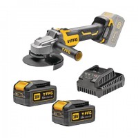 ΓΩΝΙΑΚΟΣ ΤΡΟΧΟΣ ΜΠΑΤΑΡΙΑΣ AG 125 18V PRO 2x5,0Ah F.F.GROUP (D00521)