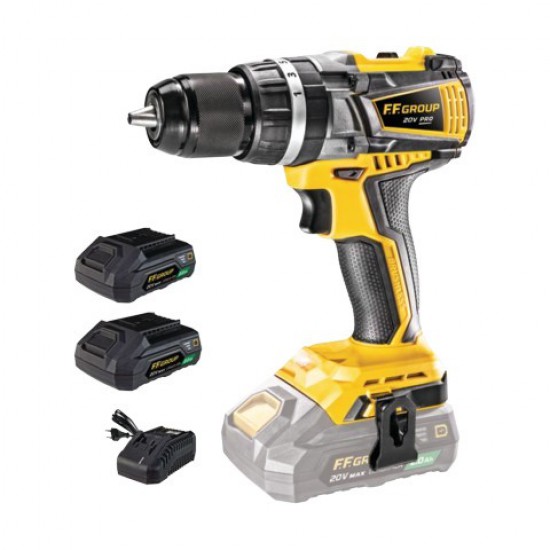 ΚΡΟΥΣΤΙΚΟ ΔΡΑΠΑΝΟΚΑΤΣΑΒΙΔΟ ΜΠΑΤΑΡΙΑΣ CHD/60-BL 20V PRO F.F.GROUP (D00524)