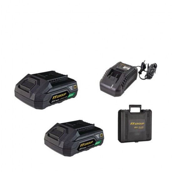 ΣΕΤ ΔΡΑΠΑΝΟΚΑΤΣΑΒΙΔΟ & ΣΕΓΑ ΜΠΑΤΑΡΙΑΣ CDD/35 20V PLUS & CJS 20V/80 PLUS F.F.GROUP (D00525)