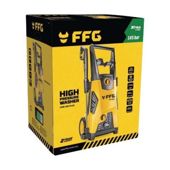 ΠΛΥΣΤΙΚΟ ΜΗΧΑΝΗΜΑ ΥΨΗΛΗΣ ΠΙΕΣΗΣ ΚΡΥΟΥ ΝΕΡΟΥ 2000W HPW 145i PLUS F.F.GROUP (43416)