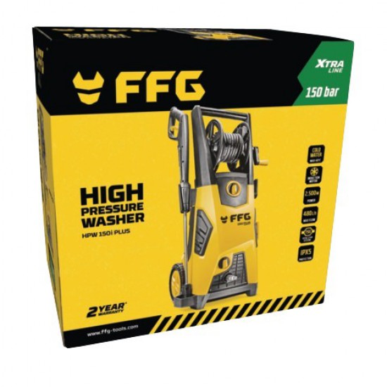 ΠΛΥΣΤΙΚΟ ΜΗΧΑΝΗΜΑ ΥΨΗΛΗΣ ΠΙΕΣΗΣ ΚΡΥΟΥ ΝΕΡΟΥ 2500W HPW 150i PLUS F.F.GROUP (43417)