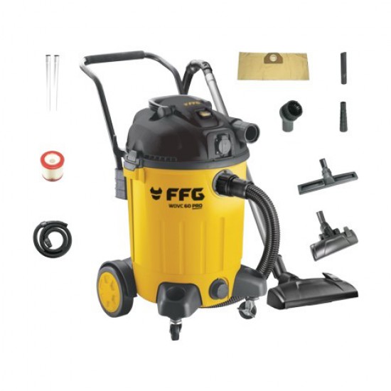 ΗΛΕΚΤΡΙΚΗ ΣΚΟΥΠΑ ΥΓΡΩΝ ΚΑΙ ΣΤΕΡΕΩΝ WDVC 60 PRO F.F.Group (43503)