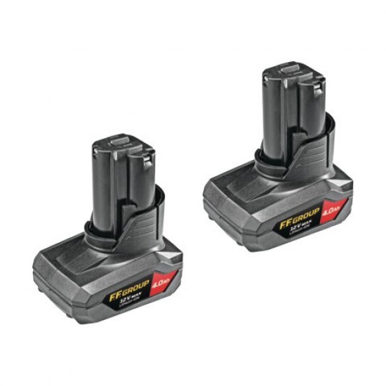 Σετ Κρουστικό Δραπανοκατσάβιδο & Παλμικό Κατσαβίδι με 2x4.0Ah Μπαταρίες CHD 12V PLUS & CID 12V/80 PLUS F.F.Group (46565)