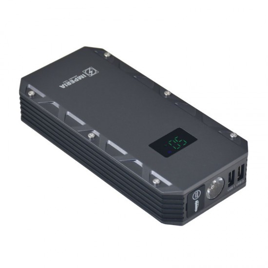 JUMP STARTER (ΕΚΚΙΝΗΤΗΣ) 12V POWER BANK 13800mAh ΦΑΚΟΣ 3 σε 1 ΜΕ ΜΠΑΤΑΡΙΑ LFP IMPERIA (60131)