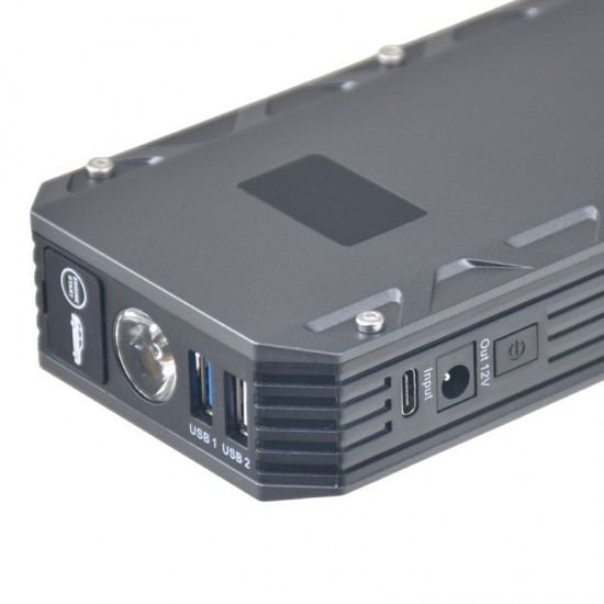 JUMP STARTER (ΕΚΚΙΝΗΤΗΣ) 12V POWER BANK 13800mAh ΦΑΚΟΣ 3 σε 1 ΜΕ ΜΠΑΤΑΡΙΑ LFP IMPERIA (60131)