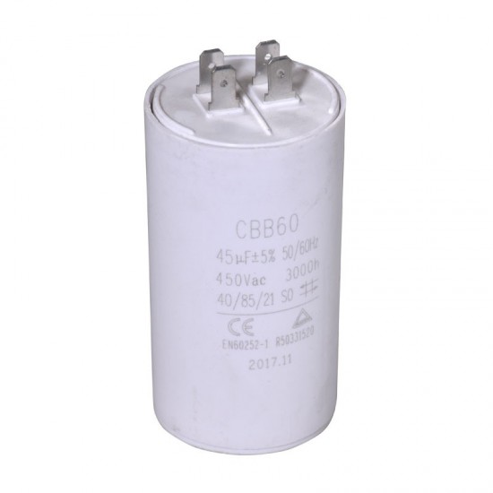 ΠΥΚΝΩΤΗΣ ΛΕΙΤΟΥΡΓΙΑΣ 45 μF ΓΙΑ ΕΠΑΓΩΓΙΚΟΥΣ ΚΙΝΗΤΗΡΕΣ (43537)