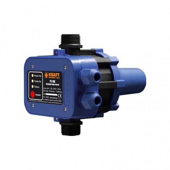 ΗΛΕΚΤΡΟΝΙΚΟΣ ΕΛΕΓΚΤΗΣ ΠΙΕΣΗΣ ΝΕΡΟΥ ΈΩΣ 1100 WATT/1.5HP KRAFT (43545)