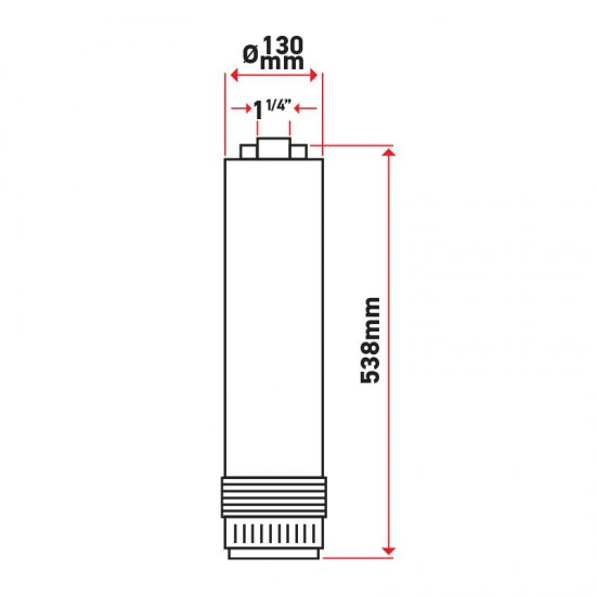 ΥΠΟΒΡΥΧΙΑ ΑΝΤΛΙΑ ΠΗΓΑΔΙΩΝ INOX 750W KRAFT (63522)