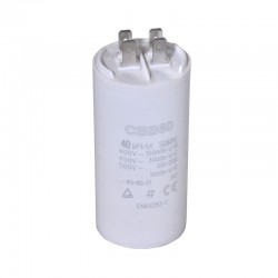 ΠΥΚΝΩΤΗΣ ΛΕΙΤΟΥΡΓΙΑΣ 40 μF ΓΙΑ ΕΠΑΓΩΓΙΚΟΥΣ ΚΙΝΗΤΗΡΕΣ (63571)