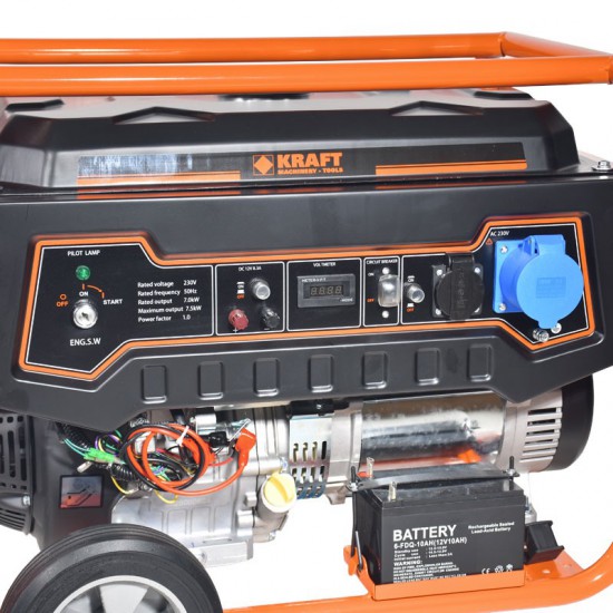 ΗΛΕΚΤΡΟΓΕΝΝΗΤΡΙΑ ΒΕΝΖΙΝΗΣ LT9000 ΤΕΤΡΑΧΡΟΝΟ 439cc 7.000W KRAFT (63727)