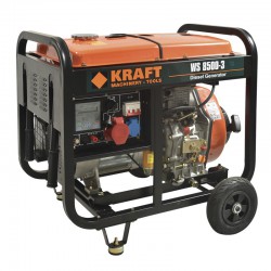 ΗΛΕΚΤΡΟΓΕΝΝΗΤΡΙΑ ΠΕΤΡΕΛΑΙΟΥ ΤΡΙΦΑΣΙΚΗ WS8500-3 (3-ph) 498cc 6000W KRAFT (63771)