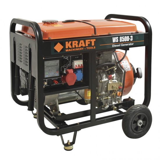 ΗΛΕΚΤΡΟΓΕΝΝΗΤΡΙΑ ΠΕΤΡΕΛΑΙΟΥ ΤΡΙΦΑΣΙΚΗ WS8500-3 (3-ph) 498cc 6000W KRAFT (63771)