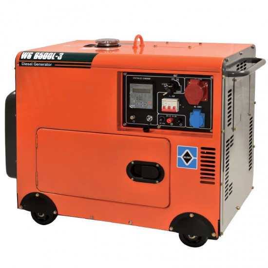 ΗΛΕΚΤΡΟΓΕΝΝΗΤΡΙΑ ΠΕΤΡΕΛΑΙΟΥ ΤΡΙΦΑΣΙΚΗ ΚΛΕΙΣΤΟΥ ΤΥΠΟΥ WS8500L-3 (3-ph)  ATS 498cc 6.000W KRAFT (63772)