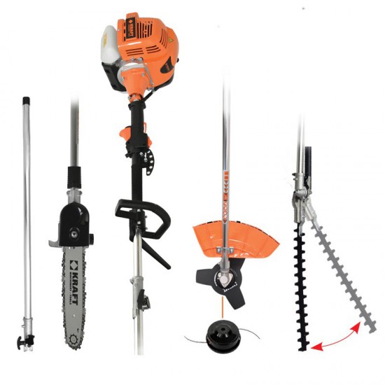 ΠΟΛΥΜΗΧΑΝΗΜΑ ΒΕΝΖΙΝΗΣ 52cc 3hp ΔΙΑΙΡΟΥΜΕΝΟΥ ΤΥΠΟΥ 4 ΣΕ 1 (691074)