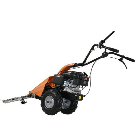 ΒΕΝΖΙΝΟΚΙΝΗΤΟ ΧΟΡΤΟΚΟΠΤΙΚΟ-ΘΕΡΙΣΤΙΚΟ ΜΕ ΜΠΑΡΑ ΚΟΠΗΣ 970mm ΑΥΤΟΚΙΝΟΥΜΕΝΟ 196cc KRAFT (691080)