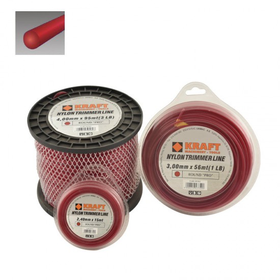 ΜΕΣΙΝΕΖΑ ΝΗΜΑ ΚΟΠΗΣ ΣΤΡΟΓΓΥΛΟ ROUND PRO KRAFT (69357/69359/69360/69362/69363/69364)