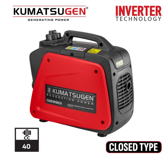 KUMATSUGEN GB990i Γεννήτρια Βενζίνης Inverter 0,9Kv,40cc,60dB (063629)