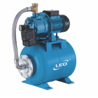 LEO LEPONO AJm75SA5 Πιεστικό συγκρότημα INOX με δοχείο οριζόντιο 25L 02014