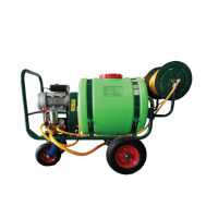 NOVA 4S-100EL Ψεκαστικό συγκρότημα ηλεκτρικο με βυτίο 80Lt σε βάση με χερούλι & 2 τροχούς, ανέμη-λάστιχο 50m 69438-4