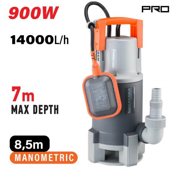 NAKAYAMA Pro NP1040 Αντλία Ακαθάρτων 900W (019893)