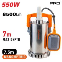 NAKAYAMA Pro NP1050 Αντλία Όμβριων Inox 550W (019909)