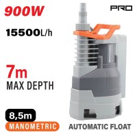 NAKAYAMA Pro NP1080 Αντλία Ακαθάρτων Ενσωματωμένο Φλοτέρ 900W (019930)