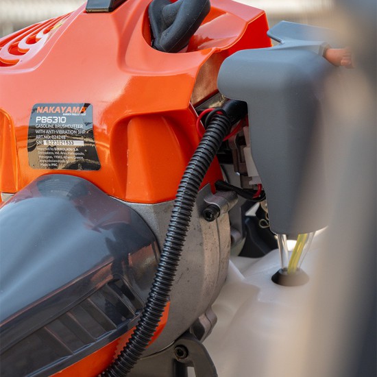 NAKAYAMA PB6310 Θαμνοκοπτικό Βενζίνης 3Hp, 62cc Με Αντιδόνηση (024248)
