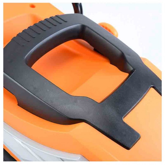 NAKAYAMA Pro EM3410 Χλοοκοπτική Ηλεκτρική 1400W, κοπή 34cm, κάδος 35Lt, κεντρική ρύθμιση 5 θέσεων (032342)