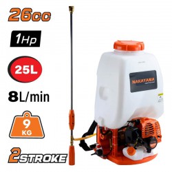 NAKAYAMA NS2635 Ψεκαστήρας Πλάτης Δίχρονος 26cc 25Lt (032854)
