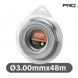 NAKAYAMA Pro NC1013 Μεσινέζα Aluminium Square 3.00mm X 48m (033714)