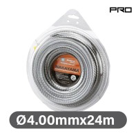 NAKAYAMA Pro NC1015 Μεσινέζα Aluminium Square 4.00mm X 24m (033738)