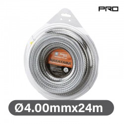 NAKAYAMA Pro NC1015 Μεσινέζα Aluminium Square 4.00mm X 24m (033738)