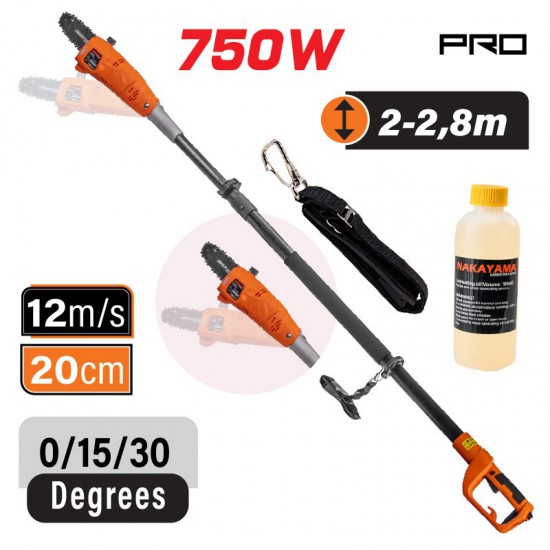 NAKAYAMA Pro ES7250 Κονταροπρίονο Ηλεκτρικό 750W (034339)