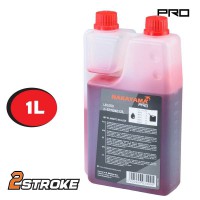 NAKAYAMA Pro LB1050 Λάδι 2Χρονων Κινητήρων Αντικαπνικής Τεχνολογίας 1:50 1L με Δοσομετρητή (034995)