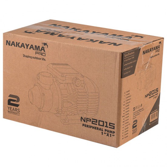NAKAYAMA Pro NP2015 Αντλία Περιφερειακή,370W (036029)