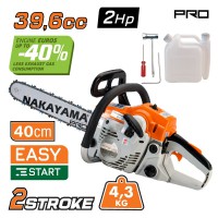 NAKAYAMA Pro PC4100 Αλυσοπρίονο Βενζίνης 2Hp,39.6cc,Λάμα 40cm, 3/8"LP 1,3mm 56Links (036456)