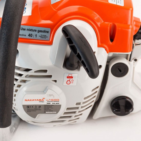 NAKAYAMA Pro PC4100 Αλυσοπρίονο Βενζίνης 2Hp,39.6cc,Λάμα 40cm, 3/8"LP 1,3mm 56Links (036456)