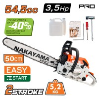 NAKAYAMA Pro PC5610 Αλυσοπρίονο Βενζίνης 3.5Hp,54,5cc,Λάμα 50cm (036470)