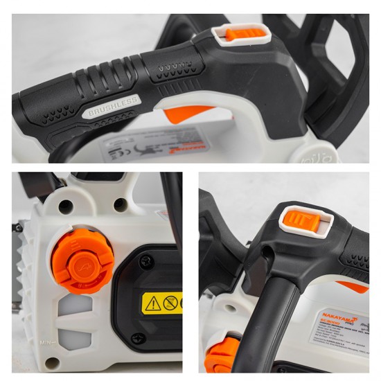 NAKAYAMA Pro EC3000 Αλυσοπρίονο Κλαδευτικό Μπαταρίας Brushless 20V, SOLO (042099)