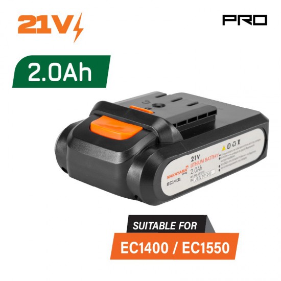 NAKAYAMA Pro EC1401 Μπαταρία 21V, 2.0Ah για EC1400,EC1550 (053095)