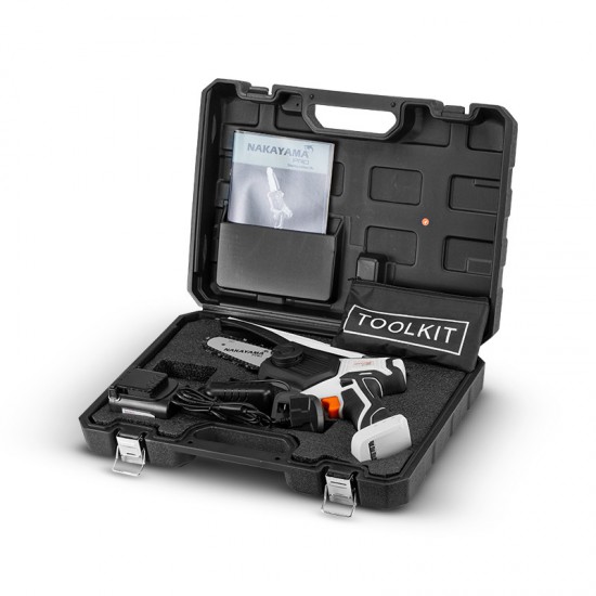 NAKAYAMA Pro EC1500 Κλαδευτικό Αλυσοπρίονο Μπαταρίας 16.8V,Brushless, Li-Ion, Λάμα 13cm, 880gr (053101)