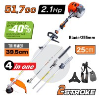 NAKAYAMA PS5170 Πολυμηχάνημα Βενζίνης 4 Σε 1,51,7cc,2,1Hp,Λάμα 25cm,Αλυσίδα 3/8Lp,1,3mm & Προέκταση (054115)