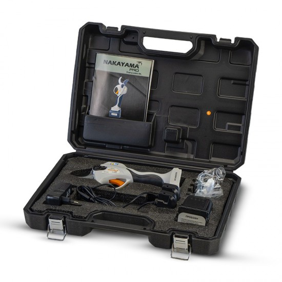 NAKAYAMA Pro EC1350 Ψαλίδι Κλάδου Μπαταρίας 16.8V, Brushless,Προοδευτική Κοπή 0-25/0-32mm, 740gr (055648)