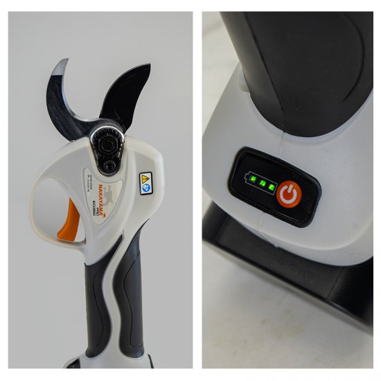 NAKAYAMA Pro EC1350 Ψαλίδι Κλάδου Μπαταρίας 16.8V, Brushless,Προοδευτική Κοπή 0-25/0-32mm, 740gr (055648)