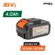 NAKAYAMA Pro EC1402 Μπαταρία 21V, 4.0Ah για EC1550 & EC1400 (055662)