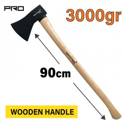 NAKAYAMA PRO SSF558 Τσεκουροβαριά Με Ξύλινη Λαβή 3Kg 90 cm (056478)