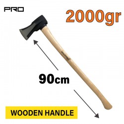 NAKAYAMA PRO SSF560 Τσεκούρι Σχισίματος Με Ξύλινη Λαβή 2Kg 90cm (056485)