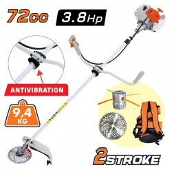 NAKAYAMA PB7230 Θαμνοκοπτικό Βενζίνης 72cc 3,8Hp Σωλήνας 28mm (066484)